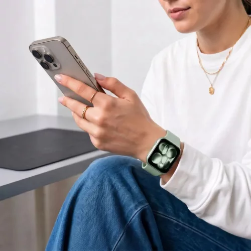  Apple Watch 8/9/10/11/12/SE 40/41/42 mm Tech-Protect szilikon órasz�-5906302326648 4 kép