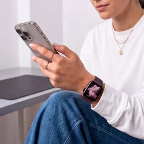  Apple Watch 8/9/10/11/12/SE/Ultra 44/45/46/49 mm-es bordó Tech-Prote-5906302398775 4 kép