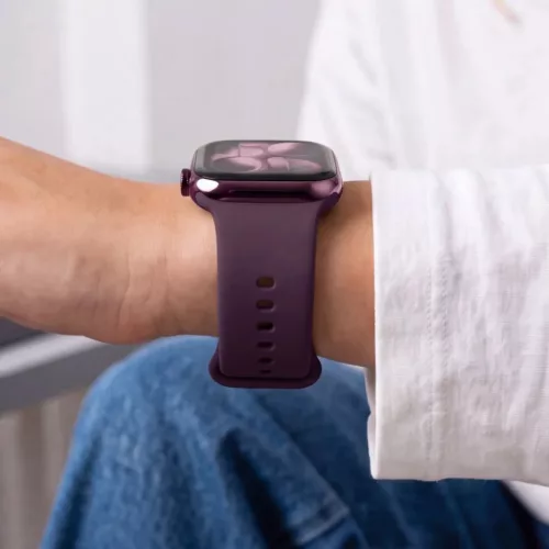  Apple Watch 8/9/10/11/12/SE/Ultra 44/45/46/49 mm-es bordó Tech-Prote-5906302398775 6 kép