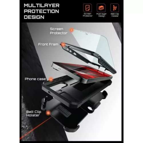  Samsung Galaxy S26 FE fekete Supcase Unicorn Beetle Pro védőtok-843439164147 7 kép