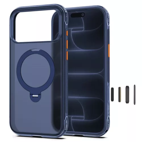  Apple iPhone 17 Pro Max / 18 Pro Max matt sötétkék Tech-Protect Ma-5906302343010 3 kép
