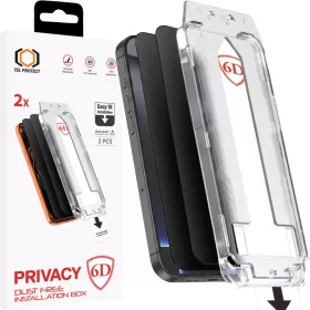  iPhone 13/13 Pro/16E/17E Tel Protect 6D betekintésgátló edzett üv-5900217503590 1 kép