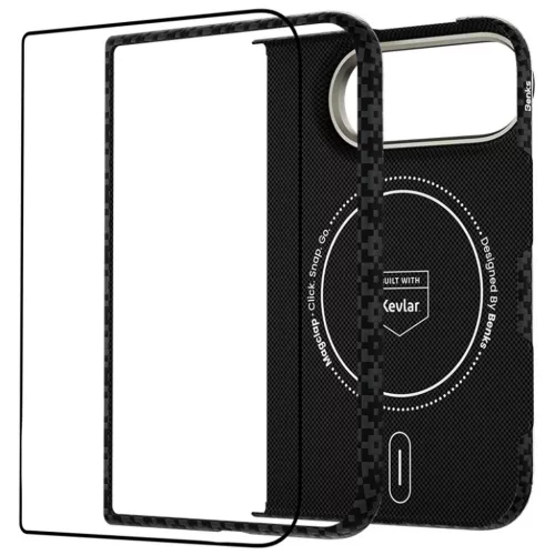  iPhone Duo mágneses tok és kijelzővédő készlet, Benks Armor Gri-6948005934071 4 kép