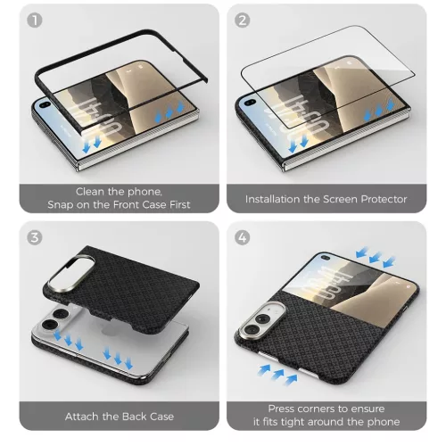  iPhone Duo mágneses tok és kijelzővédő készlet, Benks Armor Gri-6948005934071 8 kép