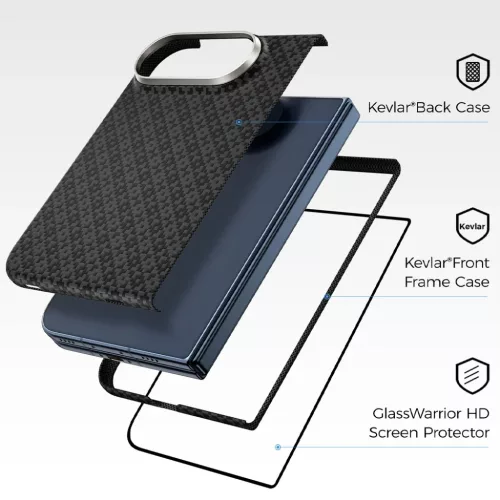 iPhone Duo kék Benks Armor Grid Air Grand Combo mágneses tok (C.K.FL-6948005939724 9 kép