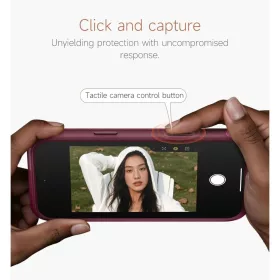 iPhone 18 Pro Max Suritch AirBounce Burgundy ütésálló tok, kamerav-6970052292446 2 kép
