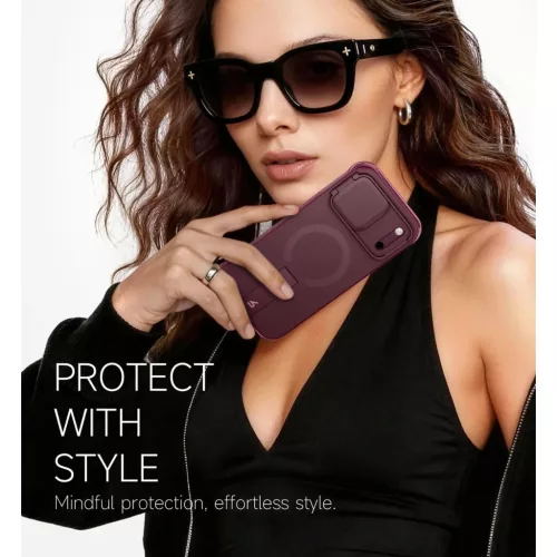 iPhone 18 Pro Max Suritch AirBounce Burgundy ütésálló tok, kamerav-6970052292446 6 kép