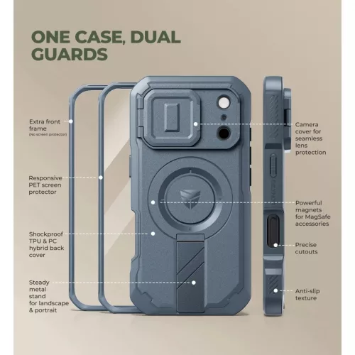 iPhone 18 Pro Dexnor Full Body ütésálló tok, felnyitható kamerav�-6970052298202 7 kép