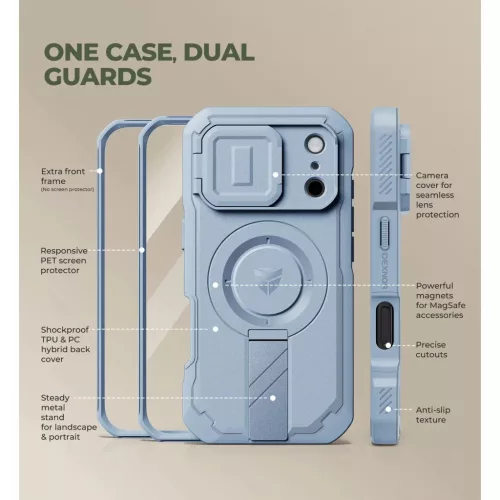 iPhone 18 Pro Dexnor Full Body ütésálló tok, felnyitható kamerav�-6970052298264 6 kép
