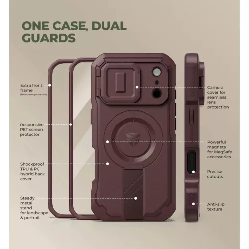 iPhone 18 Pro Dexnor Full Body ütésálló tok, felnyitható kamerav�-6970052298240 2 kép