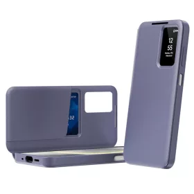  Samsung Galaxy A27 5G lila Techsuit SmartView könyvtok