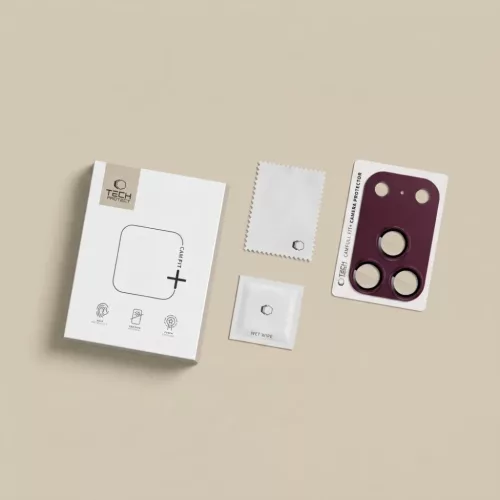  Apple iPhone 18 Pro bordó Tech-Protect Camfull Fit+ kameravédő-5906302399505 9 kép