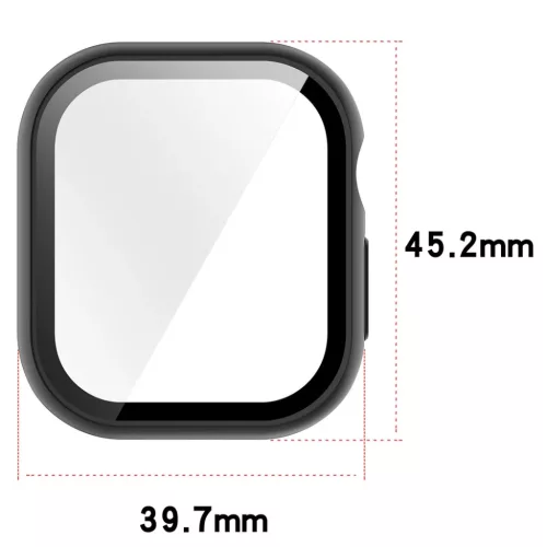  Apple Watch 12 42 mm fekete Techsuit Defense360 Pro tok és kijelzőv-5949419385238 3 kép
