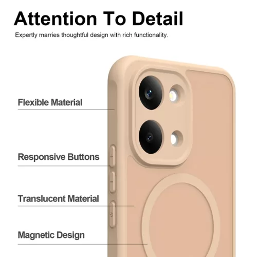 Xiaomi Redmi 17 4G / Redmi 17 5G arany Techsuit HaloFrost II MagSafe t-5949419386105 6 kép