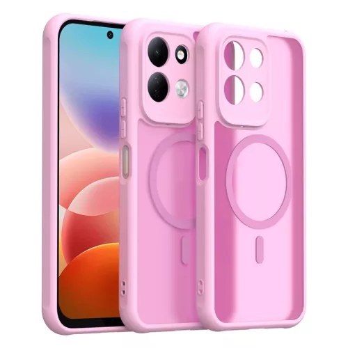 Xiaomi Redmi 17 4G / Redmi 17 5G rózsaszín Techsuit HaloFrost II Mag-5949419386136 4 kép