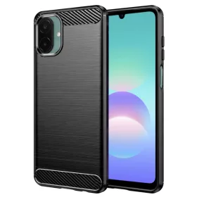  Samsung Galaxy A08 4G / A07 5G Techsuit Carbon Silicone ütésálló -5949419389830 1 kép