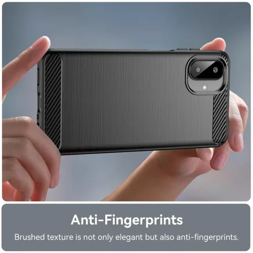  Samsung Galaxy A08 4G / A07 5G Techsuit Carbon Silicone ütésálló -5949419389830 5 kép