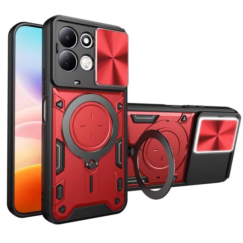  Xiaomi Redmi 17 4G / Redmi 17 5G piros Techsuit CamGuard Pro tok-5949419389557 2 kép