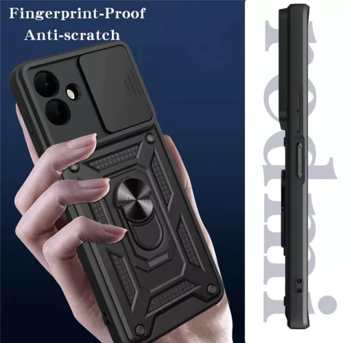  Samsung Galaxy A08 4G / A07 5G fekete Techsuit CamShield Series tok-5949419389816 6 kép