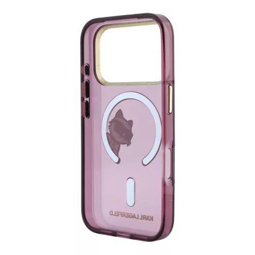  iPhone 18 Pro bordó Karl Lagerfeld IML Choupette Peekaboo MagSafe to-3666339661960 6 kép