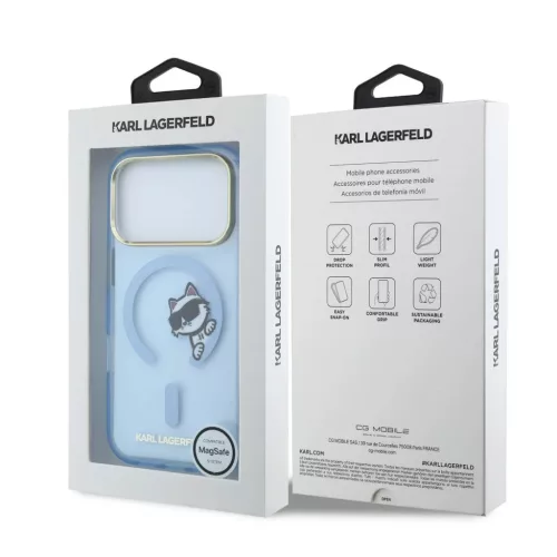  iPhone 18 Pro Max / 17 Pro Max Karl Lagerfeld IML Choupette Peekaboo -3666339661892 7 kép