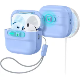    Apple AirPods 4 / 5 világoskék ESR Pulse HaloLock MagSafe fülhallgatótok