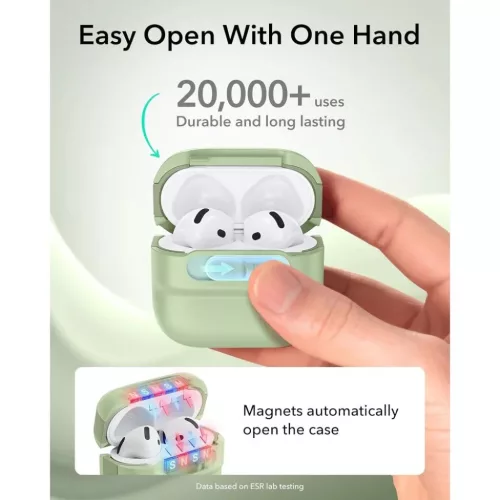  Apple AirPods 4 / 5 fülhallgatóhoz való ESR Pulse HaloLock MagSafe-4894240307175 4 kép