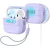  Apple AirPods 4 / 5 fülhallgatóhoz való levendulaszínű ESR Pulse HaloLock MagSafe tok