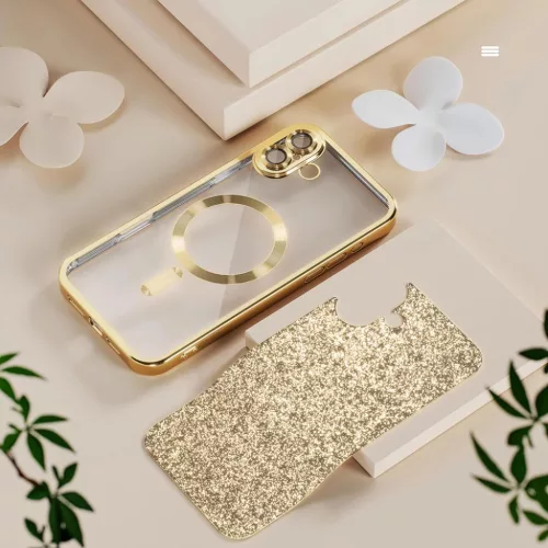  Xiaomi 17T mélyzöld Techsuit luxus csillámos MagSafe tok-5949419388840 3 kép