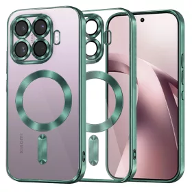  Xiaomi 17T átlátszó, sötétzöld Techsuit Luxury Crystal MagSafe -5949419388871 1 kép