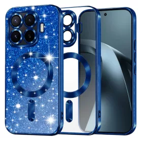  Xiaomi 17T Pro mélykék Techsuit Luxury Glitter MagSafe tok-5949419388710 1 kép