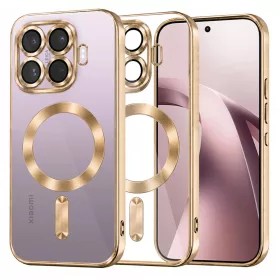  Xiaomi 17T arany Techsuit Luxury Crystal MagSafe átlátszó tok-5949419388895 1 kép