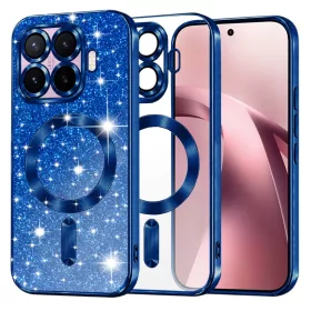  Xiaomi 17T mélykék Techsuit Luxury Glitter MagSafe tok-5949419388826 1 kép