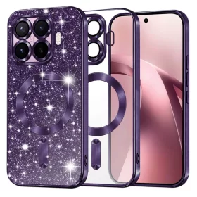  Xiaomi 17T mélylila Techsuit Luxury Glitter MagSafe tok-5949419388789 1 kép