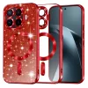  Xiaomi 17T Pro Techsuit Luxury Glitter MagSafe tok, piros-5949419388727 1 kép