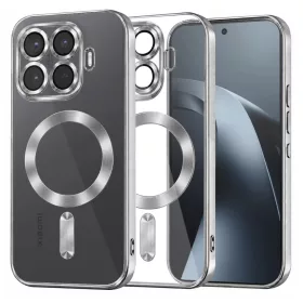  Xiaomi 17T Pro ezüst Techsuit Luxury Crystal MagSafe átlátszó tok-5949419388598 1 kép
