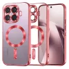  Xiaomi 17T átlátszó tok – Techsuit Luxury Crystal MagSafe, piros-5949419388925 1 kép