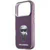  iPhone 18 Pro / 17 Pro bordó Karl Lagerfeld IML Ikonik Sketch Print -3666339661205 6 kép