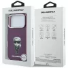  iPhone 18 Pro / 17 Pro bordó Karl Lagerfeld IML Ikonik Sketch Print -3666339661205 8 kép