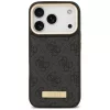  iPhone 18 Pro / iPhone 17 Pro fekete Guess 4G Logo Plate MagSafe tok-3666339681548 3 kép