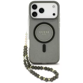  iPhone 18 Pro / 17 Pro fekete Guess IML Glitter Pearl Strap MagSafe t-3666339681364 1 kép