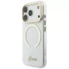 iPhone 18 Pro / 17 Pro Guess IML Script Metal MagSafe átlátszó tok-3666339679156 2 kép