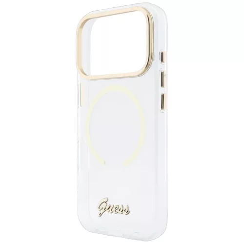  iPhone 18 Pro Max / iPhone 17 Pro Max Guess IML Script Metal MagSafe -3666339679163 6 kép