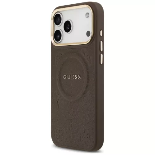  iPhone 18 Pro Max / iPhone 17 Pro Max barna Guess Peony Hot Stamp Mag-3666339682453 2 kép