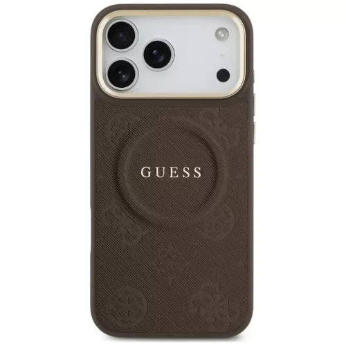  iPhone 18 Pro Max / iPhone 17 Pro Max barna Guess Peony Hot Stamp Mag-3666339682453 3 kép