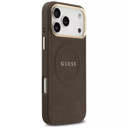  iPhone 18 Pro Max / iPhone 17 Pro Max barna Guess Peony Hot Stamp Mag-3666339682453 4 kép