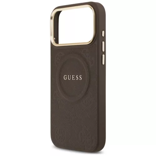  iPhone 18 Pro Max / iPhone 17 Pro Max barna Guess Peony Hot Stamp Mag-3666339682453 6 kép