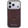  iPhone 18 Pro / 17 Pro Guess Ring Stand 360 Grained Classic Logo MagS-3666339654023 3 kép