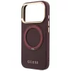  iPhone 18 Pro / 17 Pro Guess Ring Stand 360 Grained Classic Logo MagS-3666339654023 6 kép