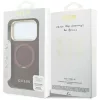  iPhone 18 Pro / 17 Pro Guess Ring Stand 360 Grained Classic Logo MagS-3666339654023 8 kép